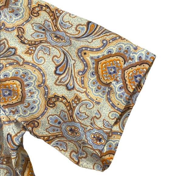 Tommy Bahama 100% Linen Paisley shirt size Large - Picture 2 of 7